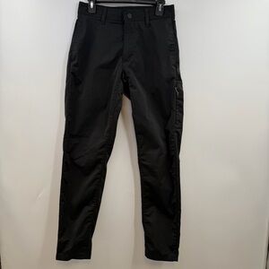 Hurley Jet Set Tech Pants Mens 30x32 Black Stretch Golf Travel Chino